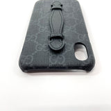 GUCCI Other accessories 549939 iphone X,Xs case GG Supreme Canvas Black unisex Used