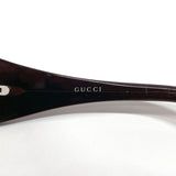 GUCCI sunglasses Synthetic resin Brown Women Used