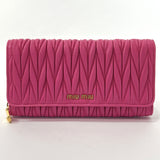 Miu Miu purse 5Ｍ1365 Materasse leather pink Women Used