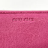 Miu Miu purse 5Ｍ1365 Materasse leather pink Women Used