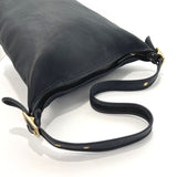 COACH Shoulder Bag Old coach leather Black unisex Used