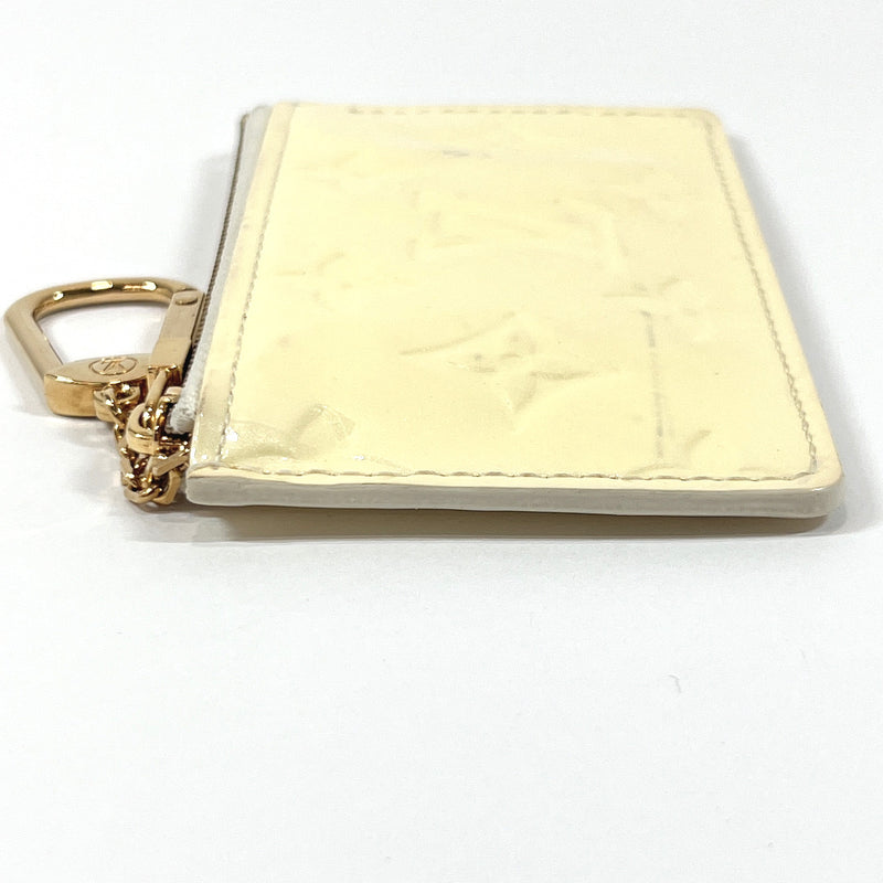 LOUIS VUITTON coin purse M91348 Pochette cree Monogram Vernis Ivory Ivory Women Used