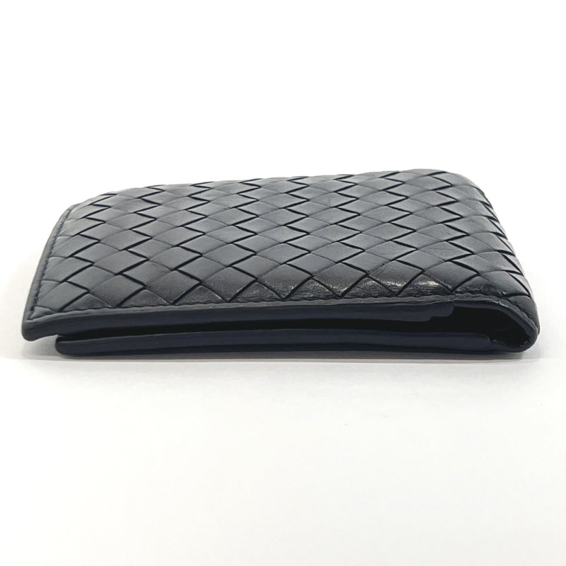 BOTTEGAVENETA wallet Intrecciato leather Black mens Used
