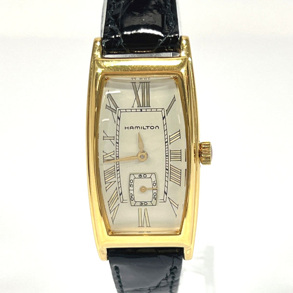 HAMILTON Watches 6254 Stainless Steel/leather gold gold Women Used