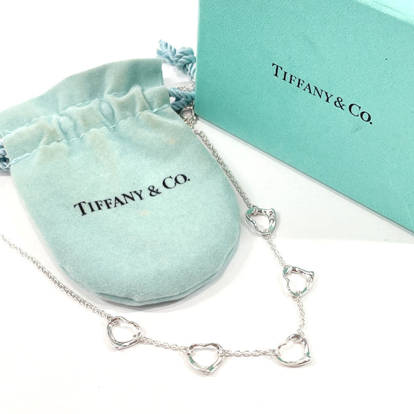 TIFFANY&Co. Necklace Five open heart El Saperetti Silver925 Silver Women Used