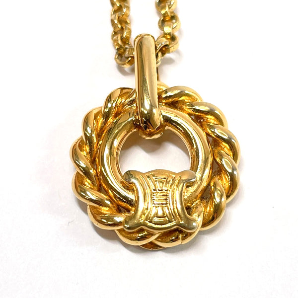 CELINE Necklace Macadam metal gold Women Used