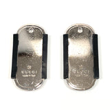 GUCCI Pendant top Dog tag metal/rubber Silver unisex Used