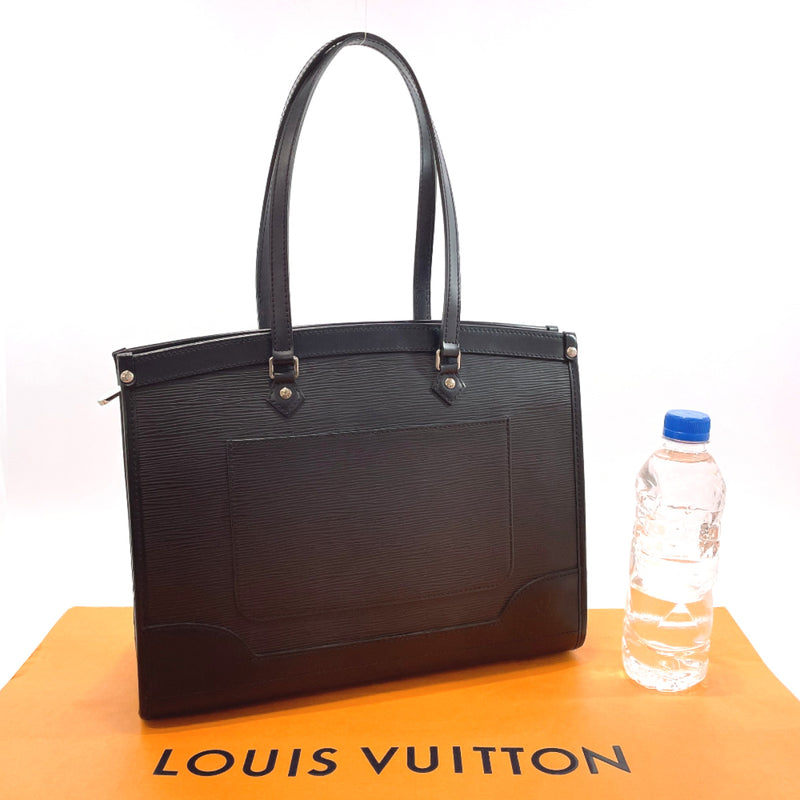 LOUIS VUITTON Shoulder Bag M59342 Madeleine GM Epi Leather Black Black Women Used