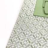 LOEWE Handbag canvas/leather green green Women Used