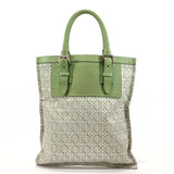 LOEWE Handbag canvas/leather green green Women Used