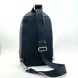 COACH bam bag F72353 Signature PVC/leather Black Black unisex Used