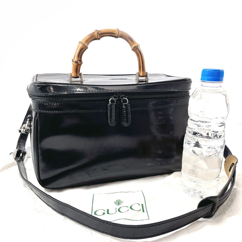 GUCCI Handbag ・・ Vanity 2WAY Bamboo Patent leather