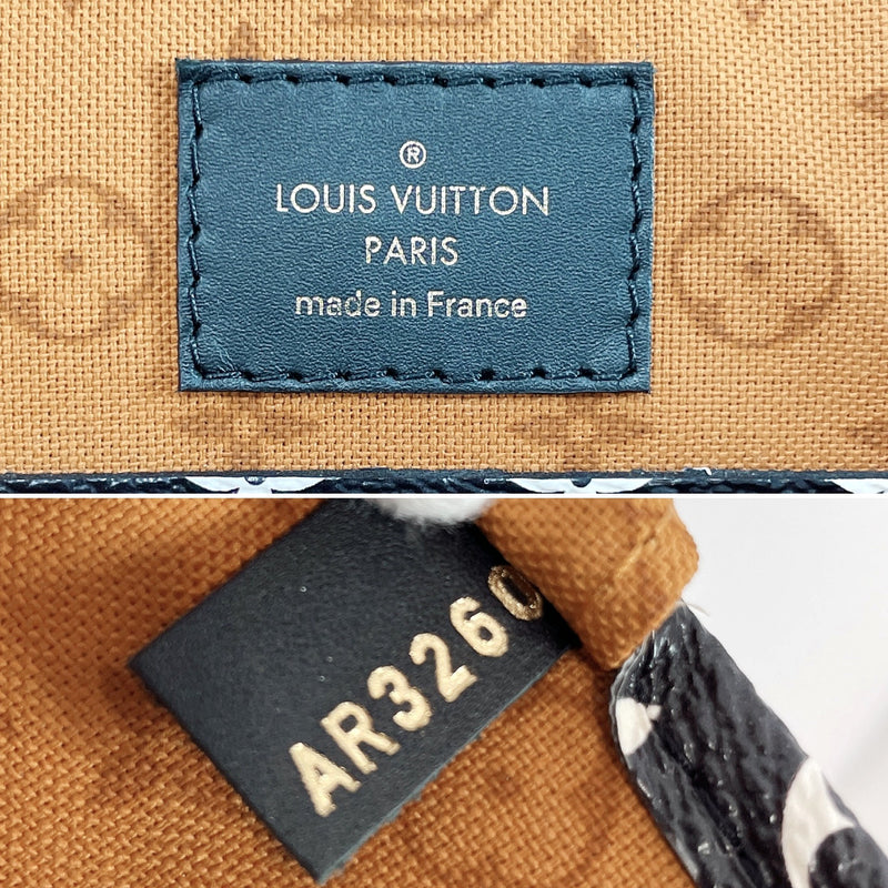 LOUIS VUITTON Tote Bag M56584 Neverfull MM Monogram Giant Orange Women –