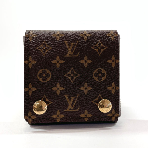 LOUIS VUITTON Other accessories Ring case Monogram canvas Brown unisex Used