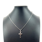 Christian Dior Necklace cross metal Silver Women Used