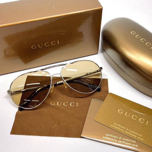 GUCCI sunglasses 1905/S Color license Synthetic resin Brown unisex Used