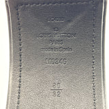 LOUIS VUITTON belt M0346 leather Black unisex Used