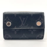 LOUIS VUITTON Tri-fold wallet M67630  Discovery compact wallet Monogram Eclipse Black unisex Used