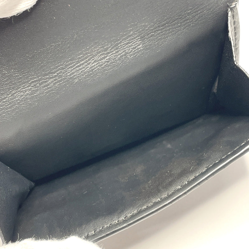 Louis Vuitton Black Leather Compact Wallet