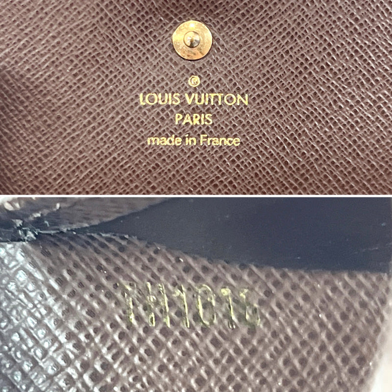 Louis Vuitton Elise Wallet in brown Monogram . Made in France