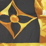 LOUIS VUITTON scarf Monogram silk yellow yellow Women Used