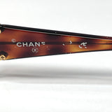 CHANEL sunglasses 91235 COCO Mark Marble Synthetic resin Brown Women Used