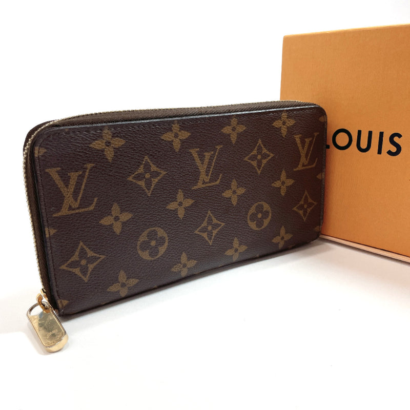 LOUIS VUITTON purse M41894 Zippy wallet Monogram canvas Brown Brown Wo –