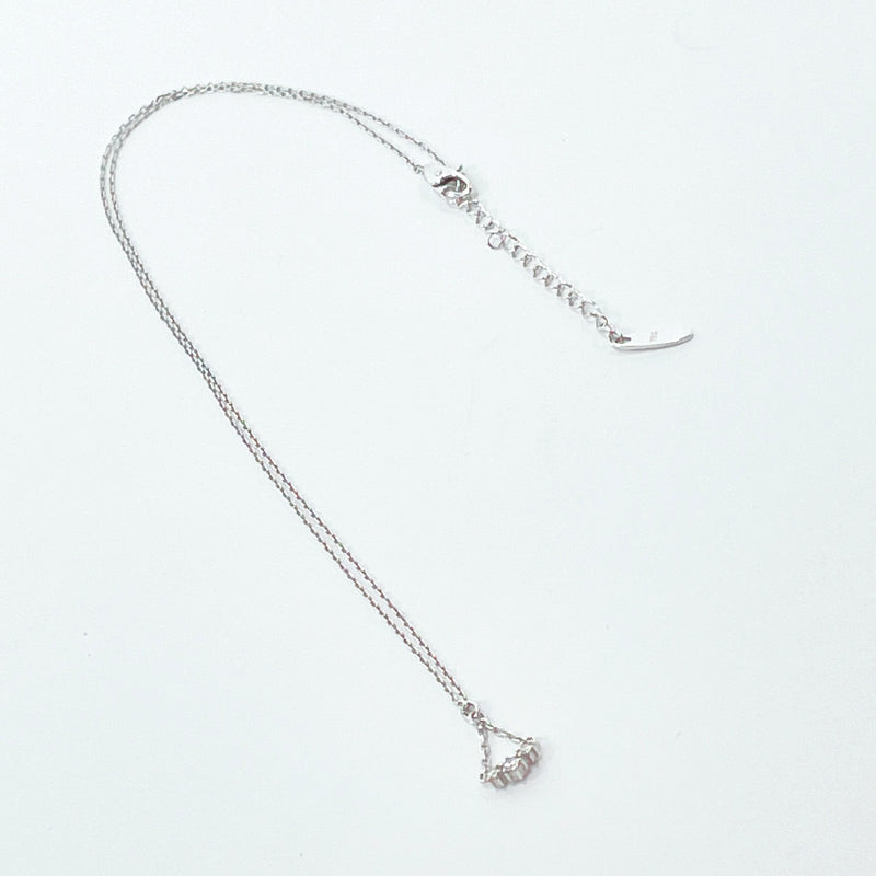4℃ Necklace K18 white gold/diamond Silver Women Used