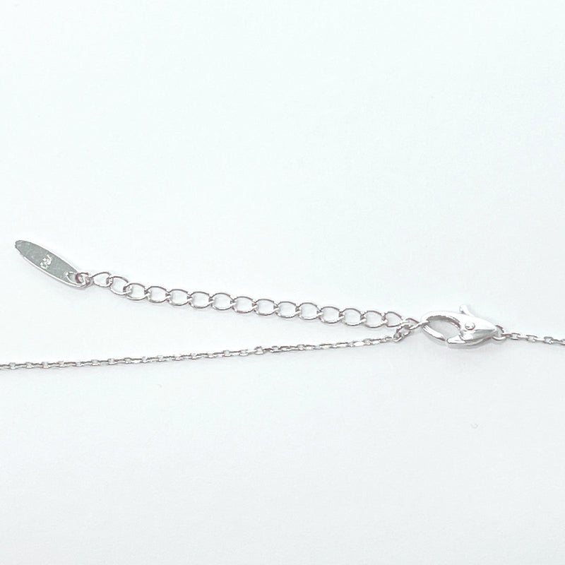 4℃ Necklace K18 white gold/diamond Silver Women Used