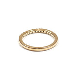 4℃ Ring Half eternity K18 Gold/diamond #3(JP Size) gold Women Used