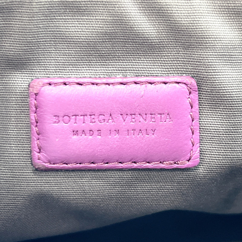 BOTTEGAVENETA Pouch Intrecciato leather purple unisex Used