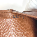 LOUIS VUITTON purse M61215 Porte Tresor International Monogram canvas Brown unisex Used