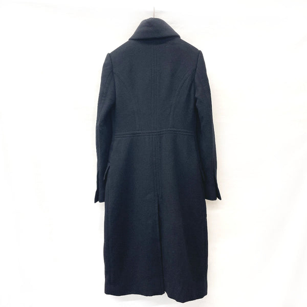 GUCCI Stainless collar coat 146262 Long coat wool/Ka Stains Black Women Used