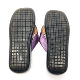 LOUIS VUITTON Sandals leather purple Women Used