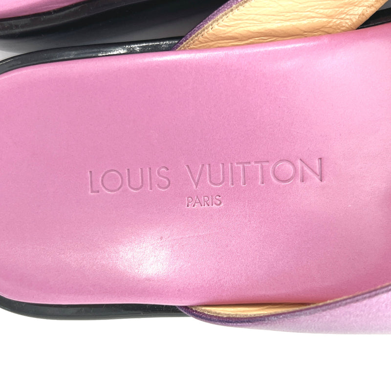 LOUIS VUITTON Sandals leather purple Women Used