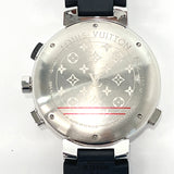 LOUIS VUITTON Watches Q102D Tambour Regatta Stainless Steel/rubber Silver Silver mens Used
