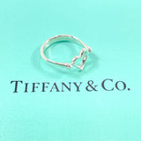 TIFFANY&Co. Ring Open heart Elsa Peretti Silver925 #9.5(JP Size) Silver Women Used