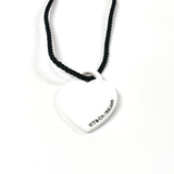 TIFFANY&Co. Necklace Return to heart Platstick/Silver925 white Women Used