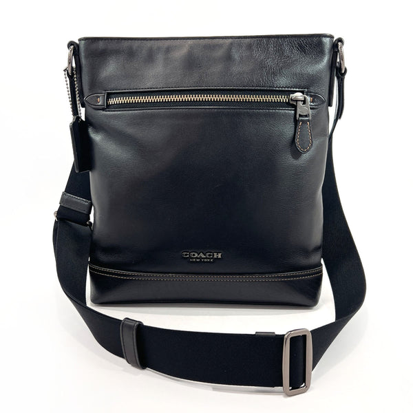 COACH Shoulder Bag F78147 leather Black mens Used