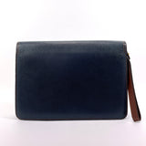 Dunhill business bag leather Navy mens Used