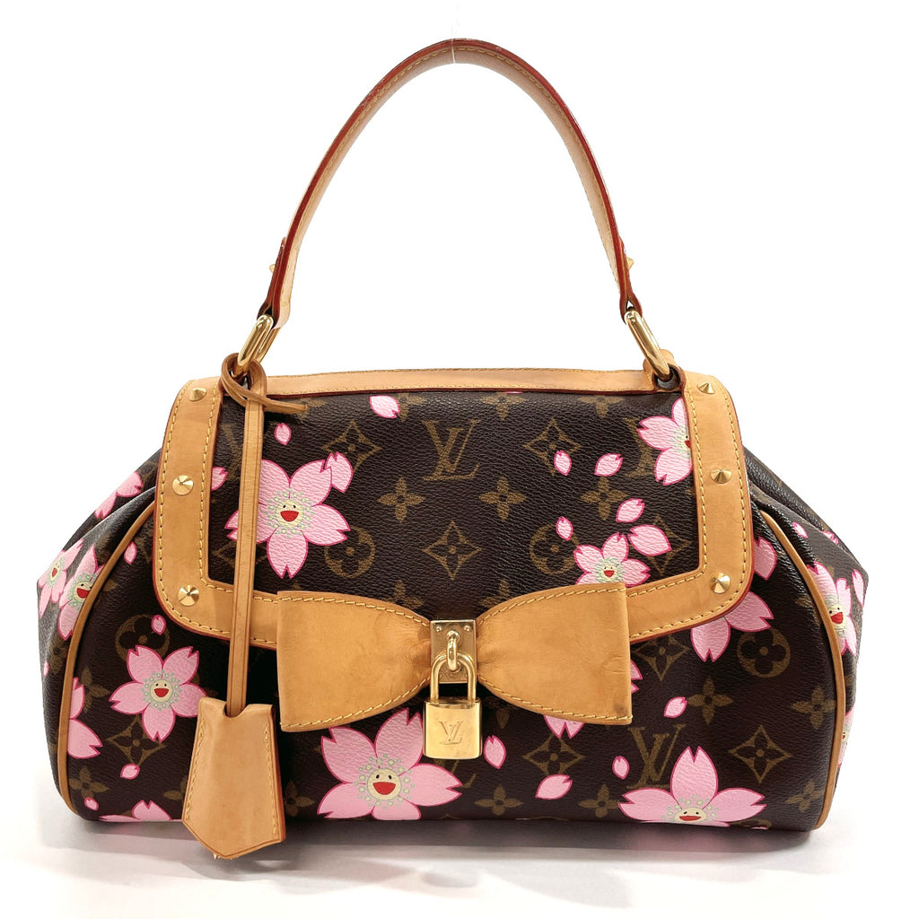 LOUIS VUITTON Monogram Cherry Blossom Sac Retro PM Hand Bag M92012