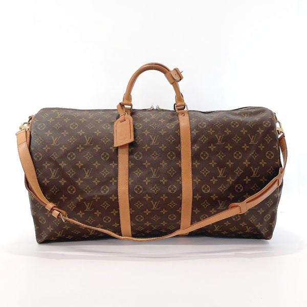 LOUIS VUITTON Boston bag M41412 Keepall Bandouliere 60 Monogram canvas/Leather Brown unisex Used