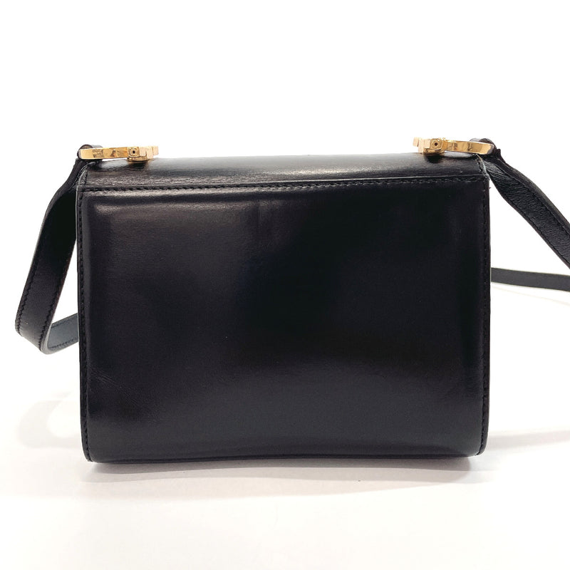 Salvatore Ferragamo Shoulder Bag BA214797 Gancini leather Black Women Used