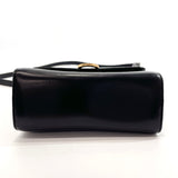 Salvatore Ferragamo Shoulder Bag BA214797 Gancini leather Black Women Used