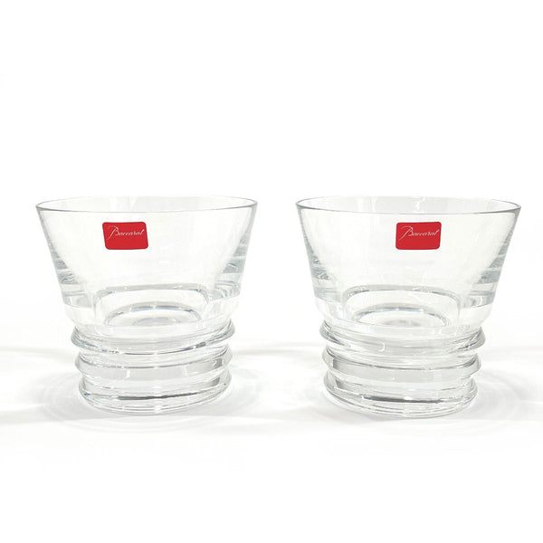 Baccarat glass ペア ロックグラス Glass clear clear unisex New