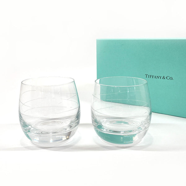 TIFFANY&Co. glass cadence pair glasses Glass clear clear unisex Used