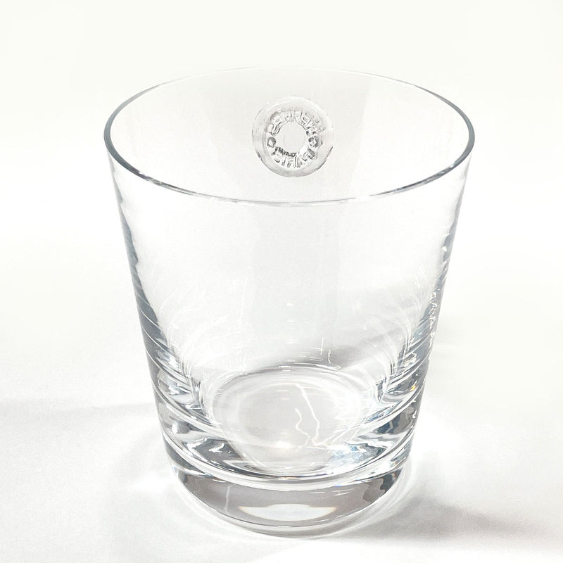 HERMES glass Serie tumbler Glass clear unisex Used