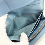 PRADA purse ribbon Patent leather/Safiano leather blue Women Used