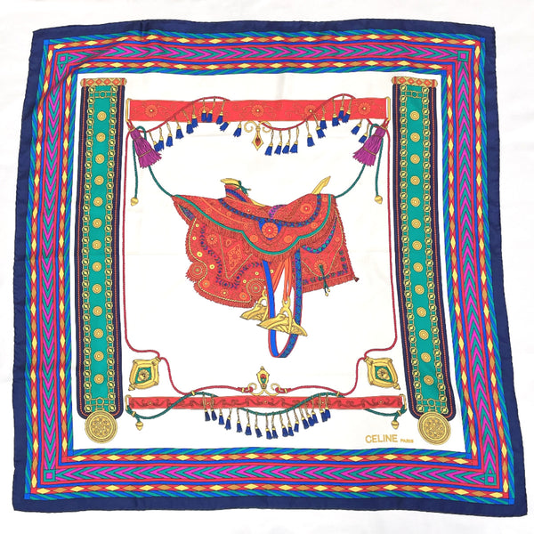 CELINE scarf silk multicolor Women Used