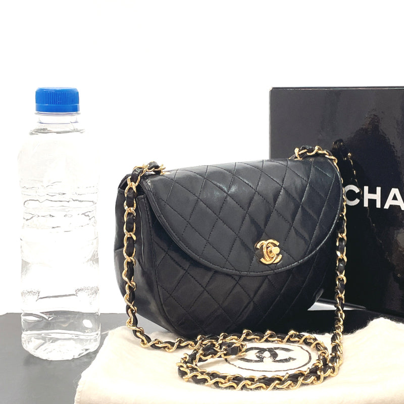 used chanel quilted bag black